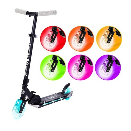 [ZEC2] Scooter Ajustable 3 Posiciones con 7 Colores de Luz 5a+ 50Kg Max  (459112)