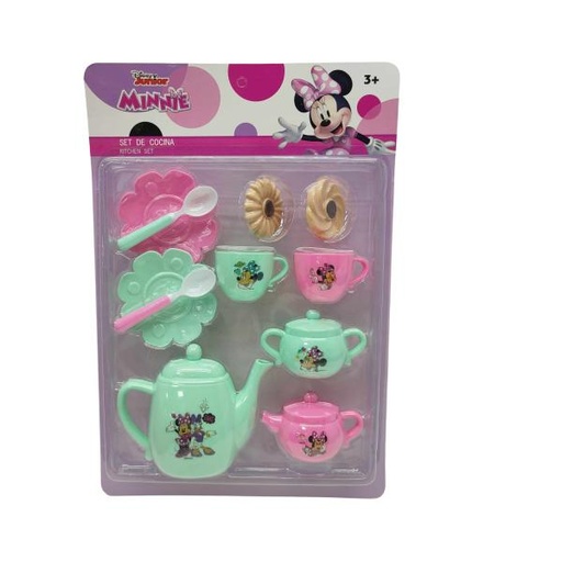 [CV6265] Set de Té de Disney de Minnie en Blister 11Pzs 4a+