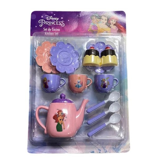 [CV6272] Set de Té de Disney Princesas en Blister  11Pzs 3a+