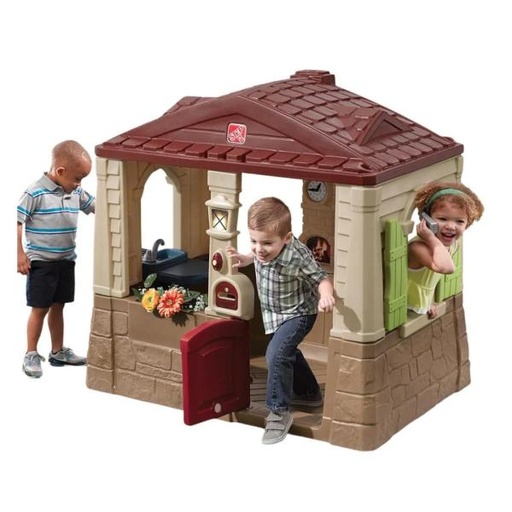 [ST8416] Casita de juegos con Sonidos y Accesorios (Café)