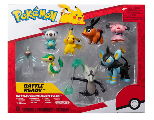 [JZPKW2542] Pokémon Figuras Listos Para La Batalla Pack/8 4a+