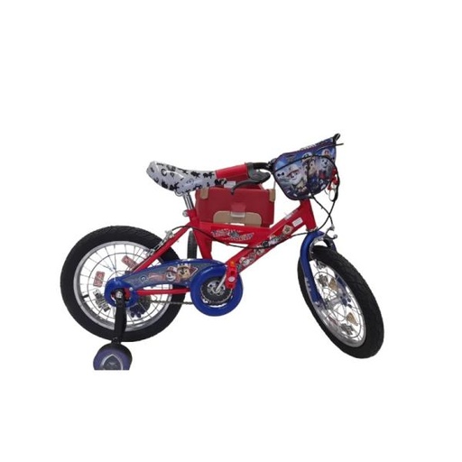 [PI160144PPG5] Bicicleta #16 de Paw Patrol Roja Y Rosada 5a+ (111200)(111187)