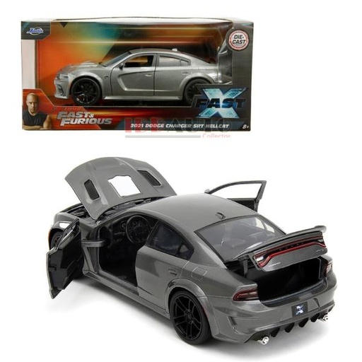 [JA34472] Carro Rápidos y Furiosos Dodge Charger 2021 SRT Hellcat Esc:1:24 8a+