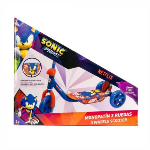 [PI11881] Scooter 3 Ruedas de Sonic 3a+