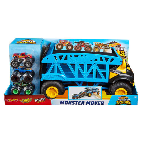 [MTGGB64] Hot Wheels Monster Trucks Transportador 3a+