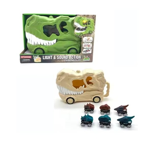 [WWRS048A] Vehiculo de Dinosaurio con Accesorios Surt/2 3a+ (454377)