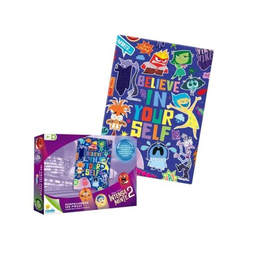 [RN12521] Rompecabezas Disney Pixar Intensa Mente 2 100Pzs 6a+