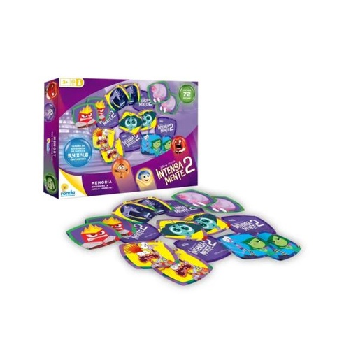 [RN12522] Juego de Mesa de Memoria Disney Intensa Mente 2 72Pzs 3a+