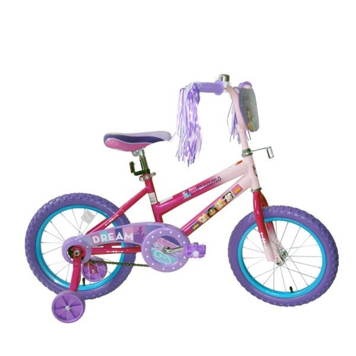 [PI16102PR6] Bicicleta Deluxe Disney Princesas 16" 5a+ (103373)