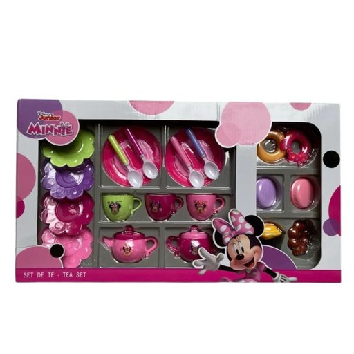 [CV5328] Set de Té de Disney de Minnie Surt/2 19Pzs 4a+