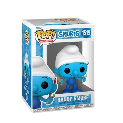 [FK79258] Figura Funko Pop! The Smurfs (1519) Handy Smurf 3a+