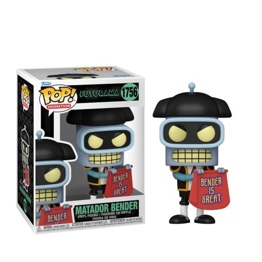 [FK80080] Figura Funko Pop! Futurama (1756) Matador Bender 3a+