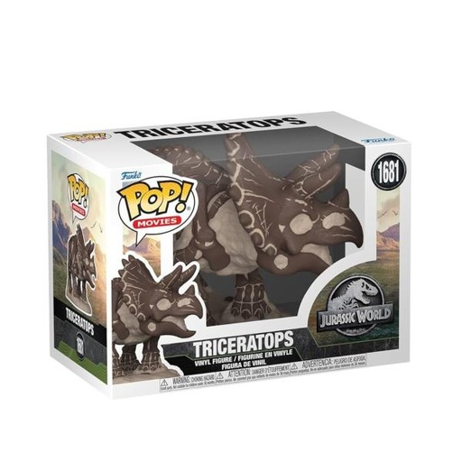 [FK80224] Figura Funko Pop! Jurassic World (1681) Triceratops 3a+