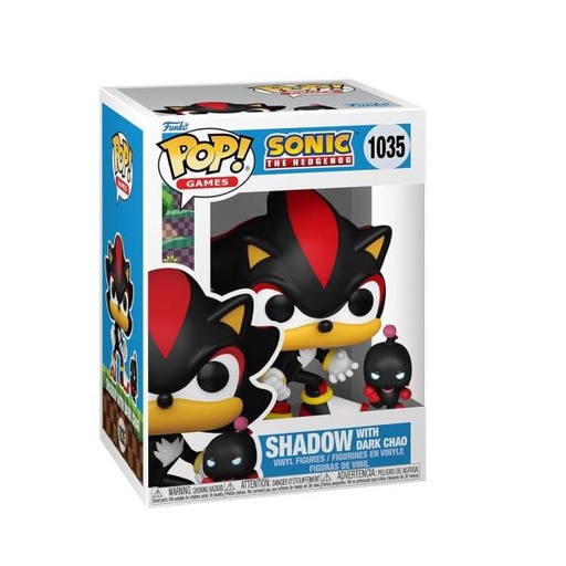 [FK80308] Figura Funko Pop! Sonic the Hedgehog (1035) Shadow With Dark Chao 3a+