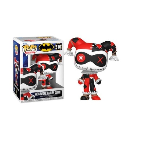 [FK80905] Figura Funko Pop! Batman (510) Patchwork Harley Quinn 3a+