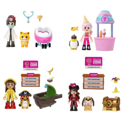 [JZAME0014] Figuras con Accesorios Adopt Me! Set/2 6a+ ( Se venden por separado )