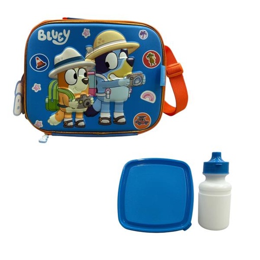 [CV6508] Lonchera 3D CON Taza y Botella de Bluey (BLUP2369)