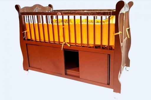 [FDLEBC07BR] Cuna de Madera Café