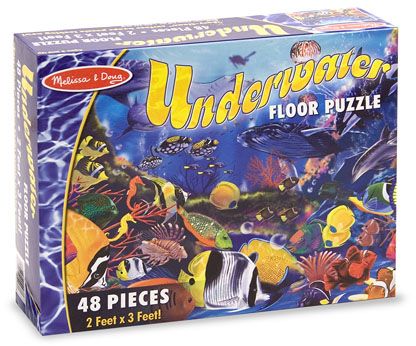 [MD10427] Rompecabezas de Piso Animales Marinos 48pzs (427)3a+