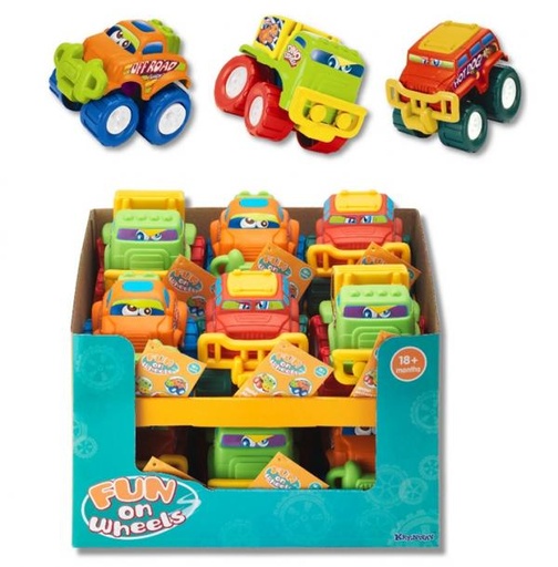 [KW30348] Mini Monsters Wheels Disp/12 Surt/3 18m+