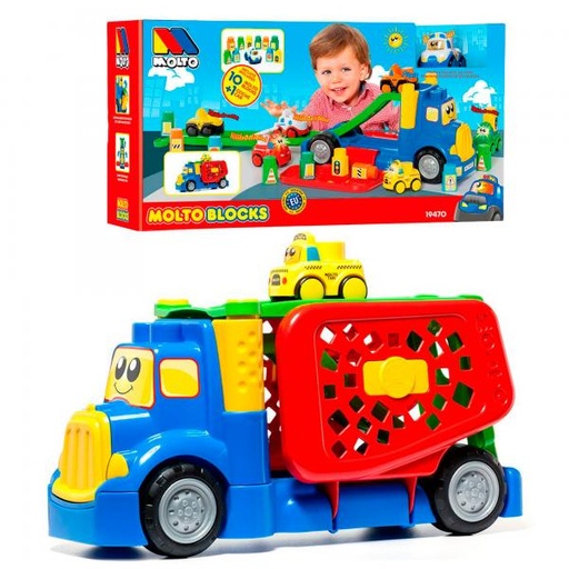 [ML19470] CamiónTransportador con 10 Bloques y un Carro 1a+