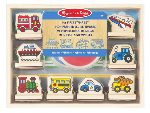 [MD12391] Mi Primer Juego de Sellos Vehículos 3a+