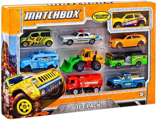 [MTX7111] Carro venta Individual Matchbox Set de 9 Surt/2 3a+