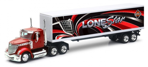 [TY16673] Trailer International Lonestar Rojo 1:43 5a+