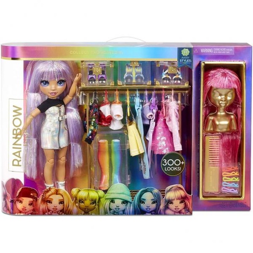 [MG571049] Muñeca Rainbow High Estudio de Moda Serie1 6a+(Avery Styles)
