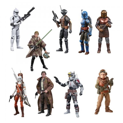 [HBE8908] Figuras Star Wars de Black  Series S/15 4a+