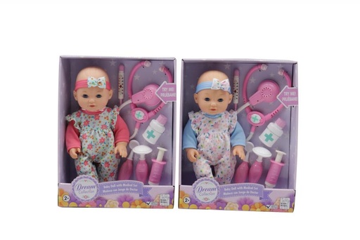 [GIG20214] Bebé con Juego de Doctor 30.5cm Surt/2 Dream Collection 2a+