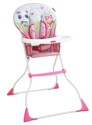 [VR15244] F-P Silla Alta de Comer Rosada Animalitos 15kg Max (FP2105)