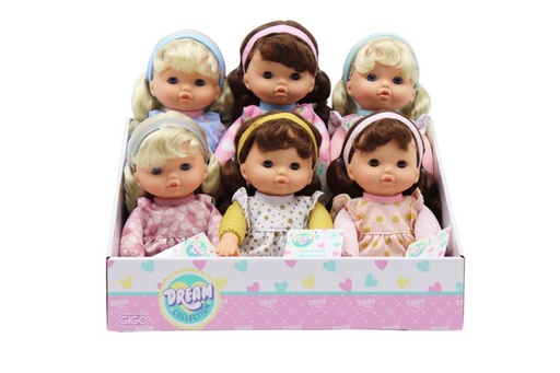 [GIG21303] Muñeca Suave Dream Collection Surt/6 Display de 6 3a+(Venta individual)