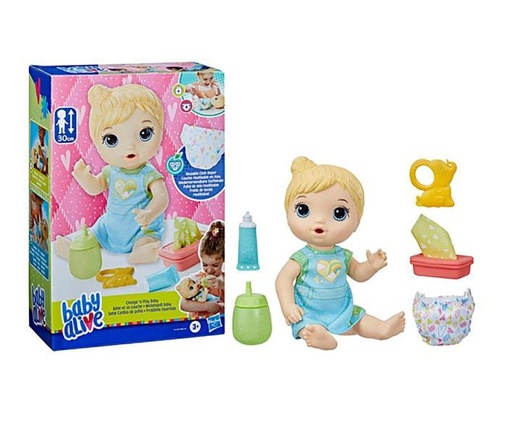 [HBF4150] Baby Alive Cambio de Pañal 3a+