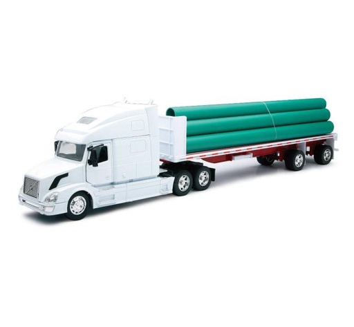 [TY14223B] Camión Volvo Vn-780 Flatbed W/ Long Pipe Esc.1:32