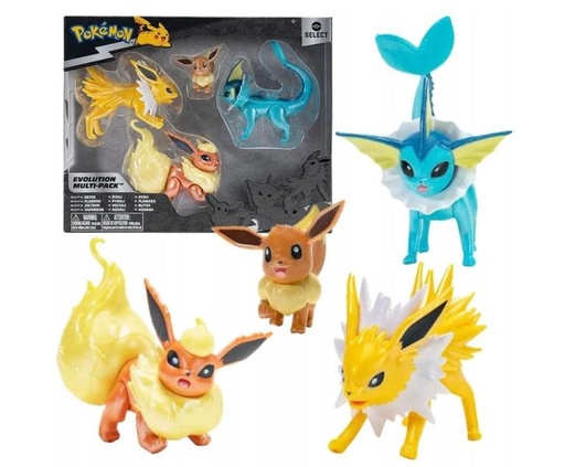 [JZPKW2837] Pokémon Multi-Pack Evolución Pack/4 (Eevee, Jolteon, Vaporeon & Flareon) 4a+