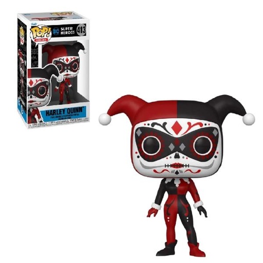 [FK57416] Figura Funko Pop!(413) DC Super Heroes Harley Quinn 3a+