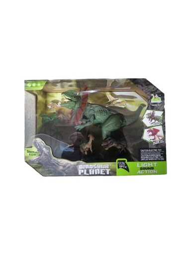 [WWRS0073] Set de Dinosaurios con Luz y Sonidos 3a+ (446822)