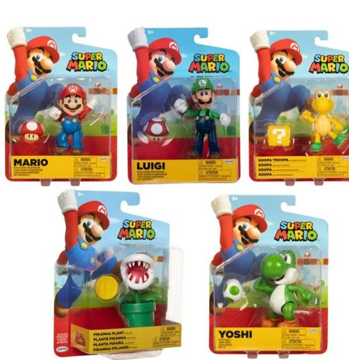 [JP4137446] Figuras Articuladas Super Mario Surt/5 3a+