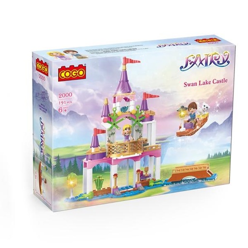 [CO2000] Castillo del Lago de los Cisnes Armable 191Pzs 6a+