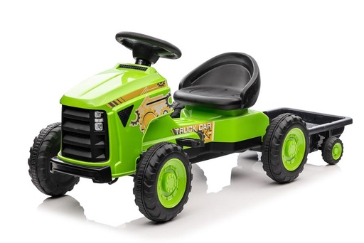 [PHG206V] Tractor Montable C/ Carreta  Verde 3a+ 30kg Max