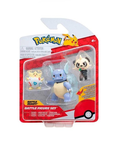 [JZPKW3051] Figuras de Pokémon Set/3 4a+