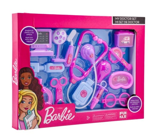 [FX7742B] Barbie Mi Set de Doctora 3a+
