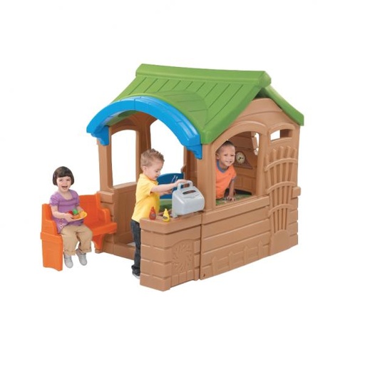 [ST8001] Casita de Juego con Area de Barbacoa 1½a+