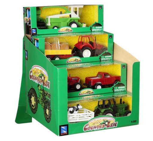 [TY05477] Vehículos Agrícolas 1:32 Surt/4 (5473) Display/12 3A+