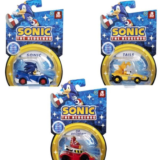[JP409184] Vehículos Team Racing Sonic 30 Aniversario Blister Surt/3 3a+