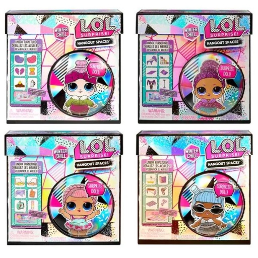 [MG118312] L.O.L Surprise Winter Chill Hangout Spaces Surt/4 3a+(118350-576631-576648-576624)