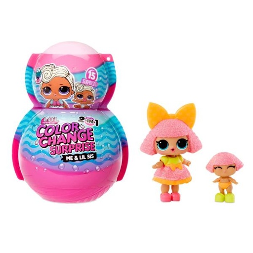 [MG580614] Muñeca L.O.L. Surprise Cambio de Color 2-in-1 Me & My + Lil Sis Displ/9 3a+