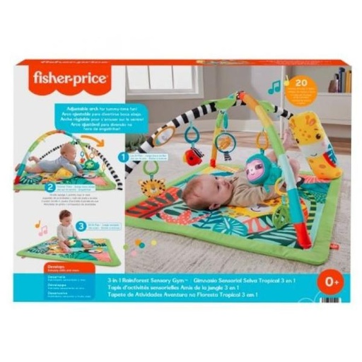 [MTHJW08] Fisher Price / Gimnasio Animalitos de la Selva 3en1 0m+