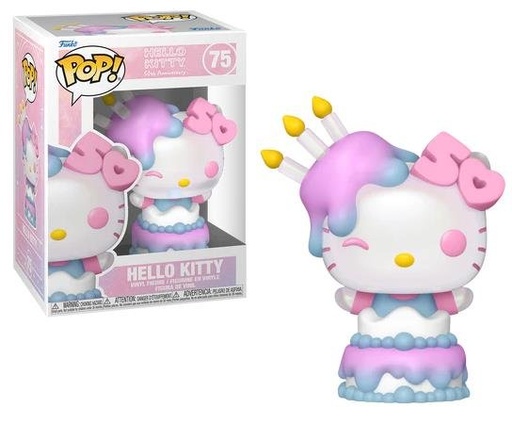 [FK76089] Figura Funko Pop! Hello Kitty 50th Aniversario (75) Hello Kitty 3a+